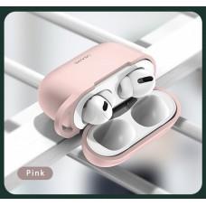 Чехол USAMS для Apple AirPods Pro Silicone Protective Cover US-BH568 розовый 