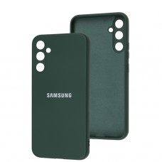 Чехол для Samsung Galaxy A34 5G Full camera зеленый / dark green