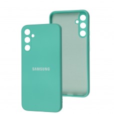Чехол для Samsung Galaxy A34 5G Full camera бирюзовый / marine green