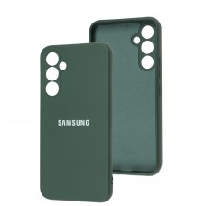 Чехол для Samsung Galaxy A54 (A546) Full camera зеленый / dark green