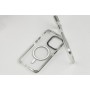 Чохол для iPhone 12 Pro Max Colorful Metal Frame MagSafe black