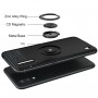 Чехол для Samsung Galaxy A01 (A015) Deen под магнитный держатель черный / красный