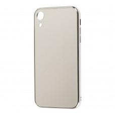 Чохол для iPhone Xr glass дзеркало "сріблястий"