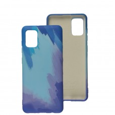 Чехол для Samsung Galaxy A31 (A315) Wave Watercolor blue