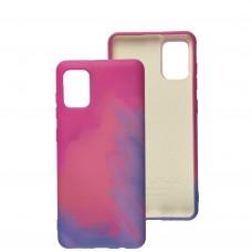 Чехол для Samsung Galaxy A31 (A315) Wave Watercolor pink / purple