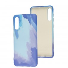 Чехол для Samsung Galaxy A50 / A50s / A30s Wave Watercolor blue