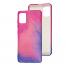Чохол для Samsung Galaxy A51 (A515) Wave Watercolor pink/purple