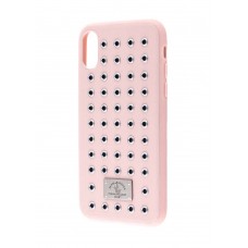 Чехол для iPhone X Polo Maverick (Leather) розовый