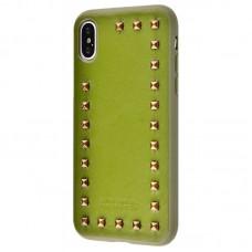 Чохол для iPhone X Polo Debonair (Leather) зелений