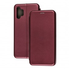 Чехол книжка Premium для Samsung Galaxy M52 (M526) бордовый