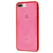 Чохол Clear case для iPhone 7 Plus/8 Plus рожевий
