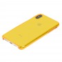 Чохол для iPhone Xs Max Clear case жовтий