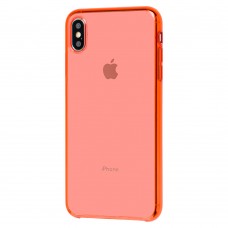 Чехол для iPhone Xs Max Clear case красный