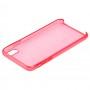 Чохол для iPhone Xs Max Clear case рожевий