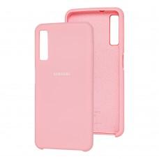 Чохол для Samsung Galaxy A7 2018 (A750) Silky Soft Touch "світло-рожевий"