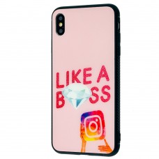 Чехол для iPhone Xs Max My style "Like a boss" 