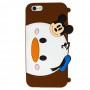 3D чохол Disney Double Faces для iPhone 6 Mickey коричневий