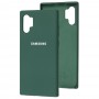 Чохол для Samsung Galaxy Note 10+ (N975) Silicone Full зелений