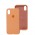 Чехол для iPhone Xr Silicone Full оранжевый / cantaloupe 