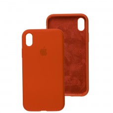 Чехол для iPhone Xr Silicone Full оранжевый / electric orange 