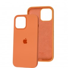 Чохол для iPhone 12/12 Pro Square Full silicone помаранчевий / cantaloupe