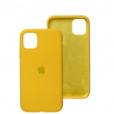 Чехол для iPhone 11 Silicone Full желтый / yellow 