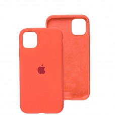 Чехол для iPhone 11 Silicone Full оранжевый / pink citrus  