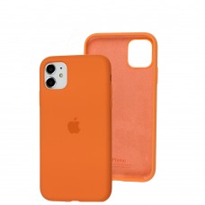 Чохол для iPhone 11 Silicone Full оранжевий / kumquat