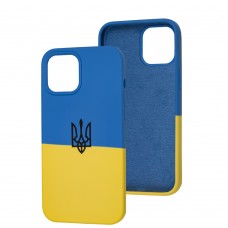 Чехол для iPhone 12 Pro Max silicone full Ukraine