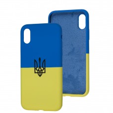 Чехол для iPhone X / Xs silicone full Ukraine