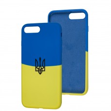 Чехол для iPhone 7 Plus / 8 Silicone full Ukraine