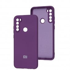 Чехол для Xiaomi Redmi Note 8T Silicone Full camera purple
