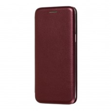 Чехол книжка Premium для Samsung Galaxy S9 (G960) бордовый