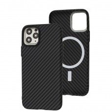 Чехол для iPhone 11 Pro Carbon MagSafe black
