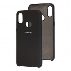 Чехол для Samsung Galaxy A10s (A107) Silky Soft Touch черный