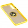 Чохол для Samsung Galaxy A50/A50s/A30s LikGus Edging Ring жовтий