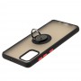 Чехол для Samsung Galaxy A71 (A715) LikGus Edging Ring черный / красный