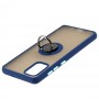 Чохол для Samsung Galaxy A71 (A715) LikGus Edging Ring синій