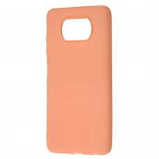 Чехол для Xiaomi Poco X3 Candy розово-золотистый