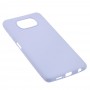 Чехол для Xiaomi Poco X3 Candy голубой / lilac blue