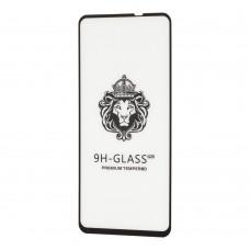 Защитное стекло для Huawei P40 Lite Full Glue Lion черное (OEM)