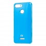 Чохол для Xiaomi Redmi 6 Silicone case (TPU) блакитний