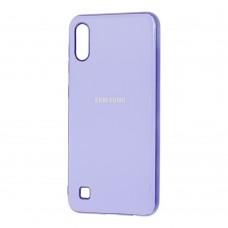 Чехол для Samsung Galaxy A10 (A105) Silicone case (TPU) сиреневый