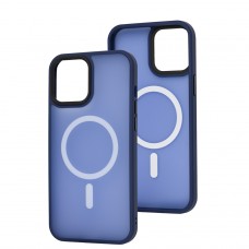 Чехол для iPhone 12 Pro Max WAVE Matte Colorful MagSafe blue