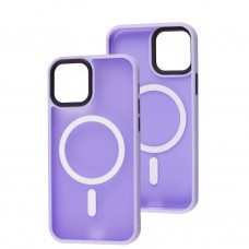 Чохол для iPhone 12 Pro Max WAVE Matte Colorful MagSafe light purple