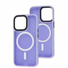 Чохол для iPhone 13 Pro WAVE Matte Colorful MagSafe light purple