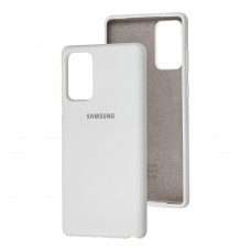 Чехол для Samsung Galaxy Note 20 (N980) Silicone Full белый
