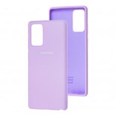 Чехол для Samsung Galaxy Note 20 (N980) Silicone Full сиреневый / lilac