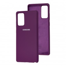 Чехол для Samsung Galaxy Note 20 (N980) Silicone Full фиолетовый / grape