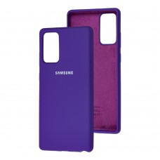 Чехол для Samsung Galaxy Note 20 (N980) Silicone Full фиолетовый / purple